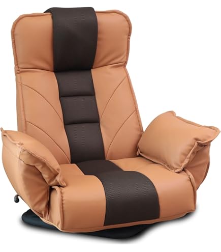 Amazon｜カインズ(CAINZ) and cute 低反発肘付き回転座椅子 グレー 幅