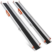 Amazon | Ruedamann スロープ 車椅子 長さ138-244cm 無段階長さ調整