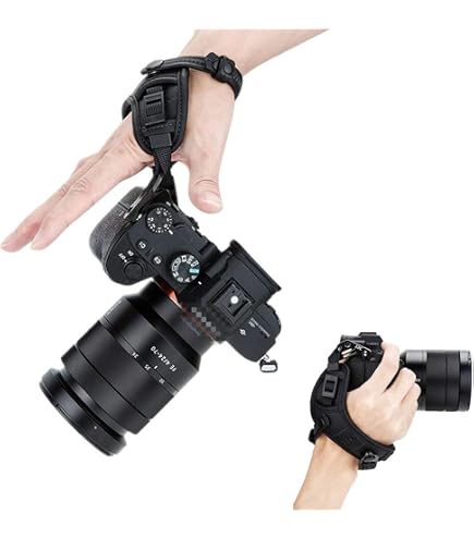 Amazon | Nikon 一眼レフ用ハンドストラップ シンプル ブラック HSBK