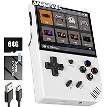 ANBERNIC RG35XX 日本語対応 64GB 透明白 Amazon.co.jp: ANBERNIC RG35XX+ 新しいバージョン ハンドヘルド