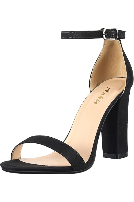 Open Toe Ankle Strap High Heel Sandals 