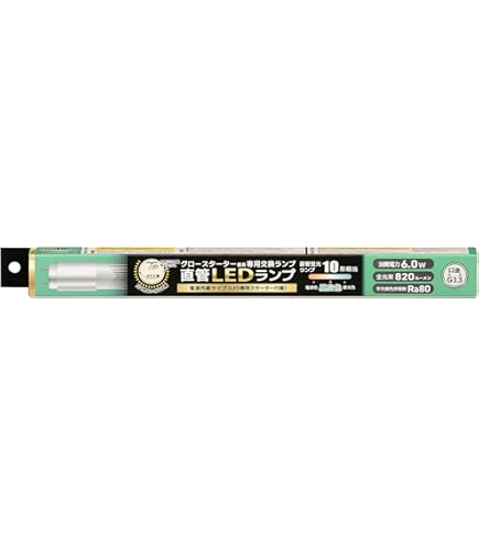 【新品】オーム電機 直管LEDランプ 昼光色 Ra80 G13（10本入り） Amazon.co.jp: オーム(OHM) オーム電機 直管LEDランプ 10形相当 G13
