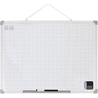 アスミックス(Asmix) アスカ セクションボード Lサイズ 450×600mm VWB068 背面用マグネットつき 方眼あり タテヨコ