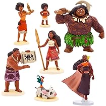 Amazon.co.jp: ディズニーストア公式モアナフィギュア2体セット
