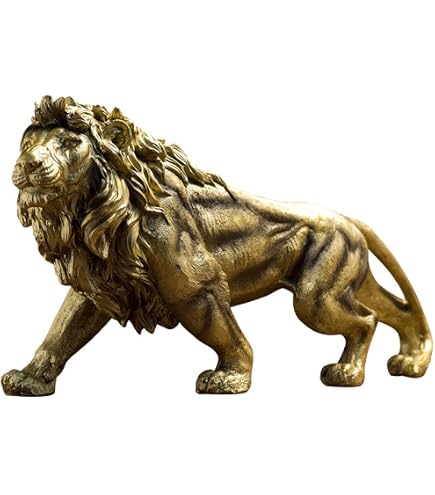 Amazon.co.jp: DOUKI YA 風水グッズ 獅子 銅製ライオン レオ お守り