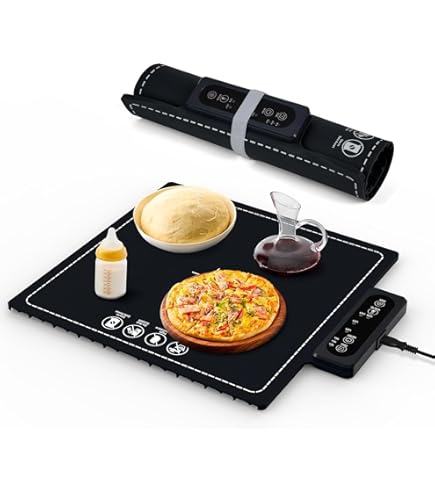 Amazon | SHASUKI 食品保温プレート、6段階の温度調節機能付き（温度