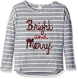 Gymboree Big Girls' Baseball-Hem Graphic Tee Multi 7 [並行輸入品]