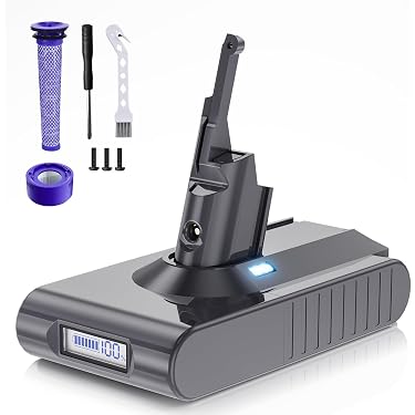 Amazon.co.jp: Maxofpowr ダイソン V8 バッテリー SV10 交換用 21.6V