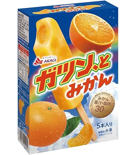 赤城乳業 冷凍 マルチガツン、とみかん 58ml×5