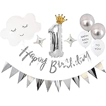 お誕生日セット Amazon | Lausatek 誕生日 バルーン 1歳 風船セット HAPPY