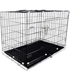 Amazon.co.jp: Amazonベーシック 犬 ペットケージ 大型犬 折り畳み式