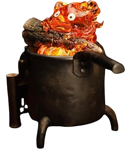 Amazon.co.jp: Thcbme Calcifer ナイトライト、カルシファーランプ