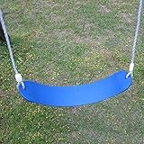 AGPtek PolymerスイングベルトSeat交換用子柔軟なゴムSwing Seat Swing Setパーツブルー