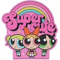 Amazon | パワーパフガールズ[ダイカットシール]キャラクター