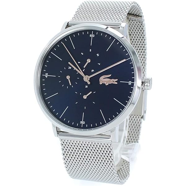 Amazon.co.jp: ラコステ 腕時計 LACOSTE CLUB ブラック メッシュ