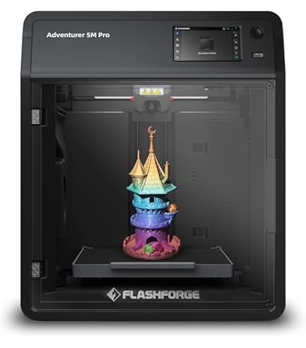 未使用！FLASHFORGE Adventurer 5M Pro 3Dプリンター Amazon | Flashforge Adventurer 5M 3Dプリンター,完璧な初層