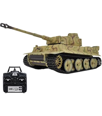 Amazon.co.jp: RC戦車、1/16スケール 2.4G フルプロポーショナル