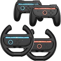 ニンテンドーSwitch コントローラー マリオカート8 スプラトゥーン2 楽天市場】【即納・2個セット】Switch 2 ハンドル Switch Joy