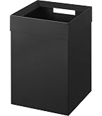 Amazon｜山崎実業(Yamazaki) トラッシュカン ブラック 約W18XD18XH33cm