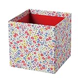 東京堂 フラワー資材 リバティプリント スクエアBOX  イエロー&ブルー LB000115-119