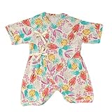 （オーシャンアンドグラウンド）Ocean＆Ground コンビ肌着 トロピカルタイム Tropical Timeベビー肌着/出産祝い/ギフト 60 ピンク