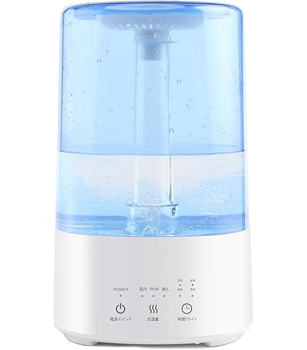 Lofamy 加湿器 大容量 5L 超音波式 リモコン操作 ホワイト&ブラック Amazon.co.jp: Lofamy 加湿器 5L大容量 28畳対応 30dB静音 最大
