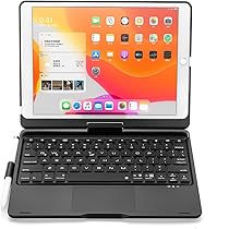 Amazon.co.jp: 360°回転 iPad10.2キーボードケース タッチパッド