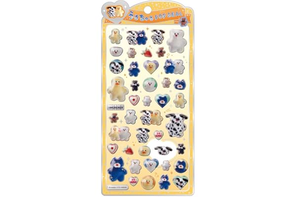 mojojojo うるちゅるポップシール 実写 (対象年齢6歳以上) シール ステッカー 137334