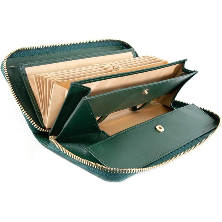 Amazon | [コーチ] レディース 長財布 グリーン系 c4452 imma1 [並行