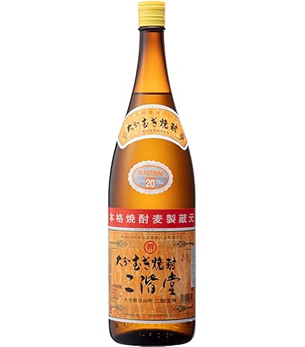 大分麦焼酎　二階堂　5本セット　1升 Amazon.co.jp: 大分むぎ焼酎 二階堂 麦 25度 1800ml 1.8L×1本 : 食品