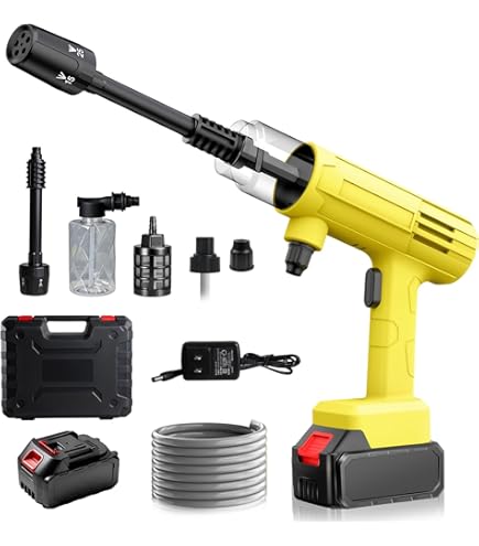 Amazon.co.jp: リョービ 充電式 ポータブル 洗浄機 自吸機能 5in1