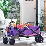 ショッピングカート ショッピングカートガーデンカート運搬用カート折りたたみ式折りたたみ式持ち運び可能な大型4色オプションピクニック、ショッピング、ガーデニングに適しています子供用ギフト (色 : C)