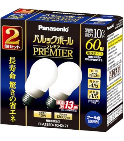 販売終了品レアパナソニック パルックボールプレミア&東芝ミニクリプトン電球　新品 販売終了品レアパナソニック パルックボールプレミア&東芝ミニ