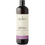 Sukin Botanical Body Wash, Bergamot & Patchouli, 500ml