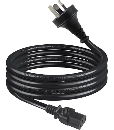 Cable De Extensión De Alimentación Euro 8 C8 A C7 Hembra – 2 Metros, Negro