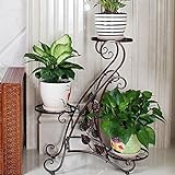 Plant shelf アイロンフラワーラック、リビングルームフラワーポットラックバルコニー盆栽フレームプラントディスプレイスタンド Flower racks ( サイズ さいず : 71*63*22