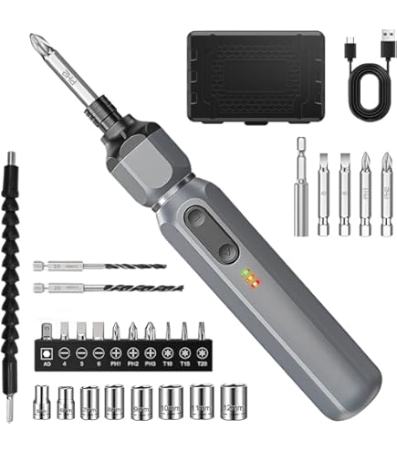 Amazon | 【100種類ビット＋20ツール付属】精密 電動ドライバー
