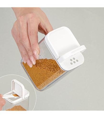 Amazon.co.jp: Zxyler 陶器製調味料ポット 密閉蓋付き キッチン・飲食