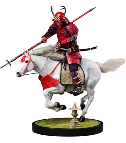 Amazon.co.jp: 1/12 井伊直政 アクションフィギュア 戦国武将 赤備