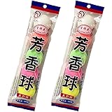 Amazon Co Jp ライオンケミカル ニューパラトイレボール ミニ 緑 黄色 7 3 5 23 5cm トイレの防臭予防に 5個入 ドラッグストア