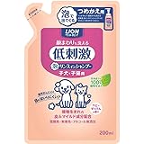 【泡タイプ】ライオン ペットキレイ 顔まわりも洗える 泡リンスインシャンプー つめかえ用 子犬・子猫用 詰替え200ml LION