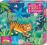 Erstes Puzzle & Buch: Im Dschungel