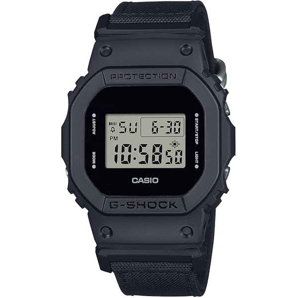 G-Shock 5750 Digital Blackout Watch - Black : Casio: Amazon.com.au