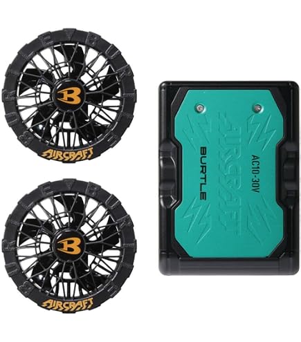 バートル　BURTLE ペルチェファンユニット　AC10 Li-ionバッテリー Amazon.co.jp: [バートル]ペルチェファン+30Vマーリン色バッテリー
