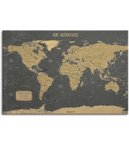 Amazon.co.jp: 世界地図 アンティーク ビンテージ ワールドマップ