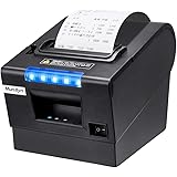 MUNBYN プリンター レシートプリンター 感熱プリンター サーマルプリンター ESC/POS エプソン指令対応 領収書/請求書 300mm/s高速印刷 USB/Serial/LANポート多端子接続 居酒屋 駐車場 ガソリンスタンド 本屋 喫茶店適