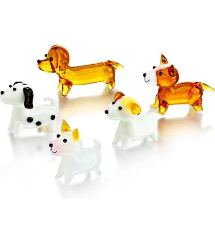 Amazon.co.jp: sansukjai ダックスフントミニチュア置物動物手吹き