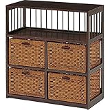 ランドリー 収納家具 チェスト 天然素材