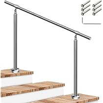 Amazon | 手すり 屋外 階段 ステンレス手摺 玄関 diy ステンレス