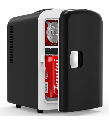 Amazon | HANLANG ミニ冷蔵庫10L 小型冷蔵庫 -2℃～60℃ 小型冷温庫 保冷